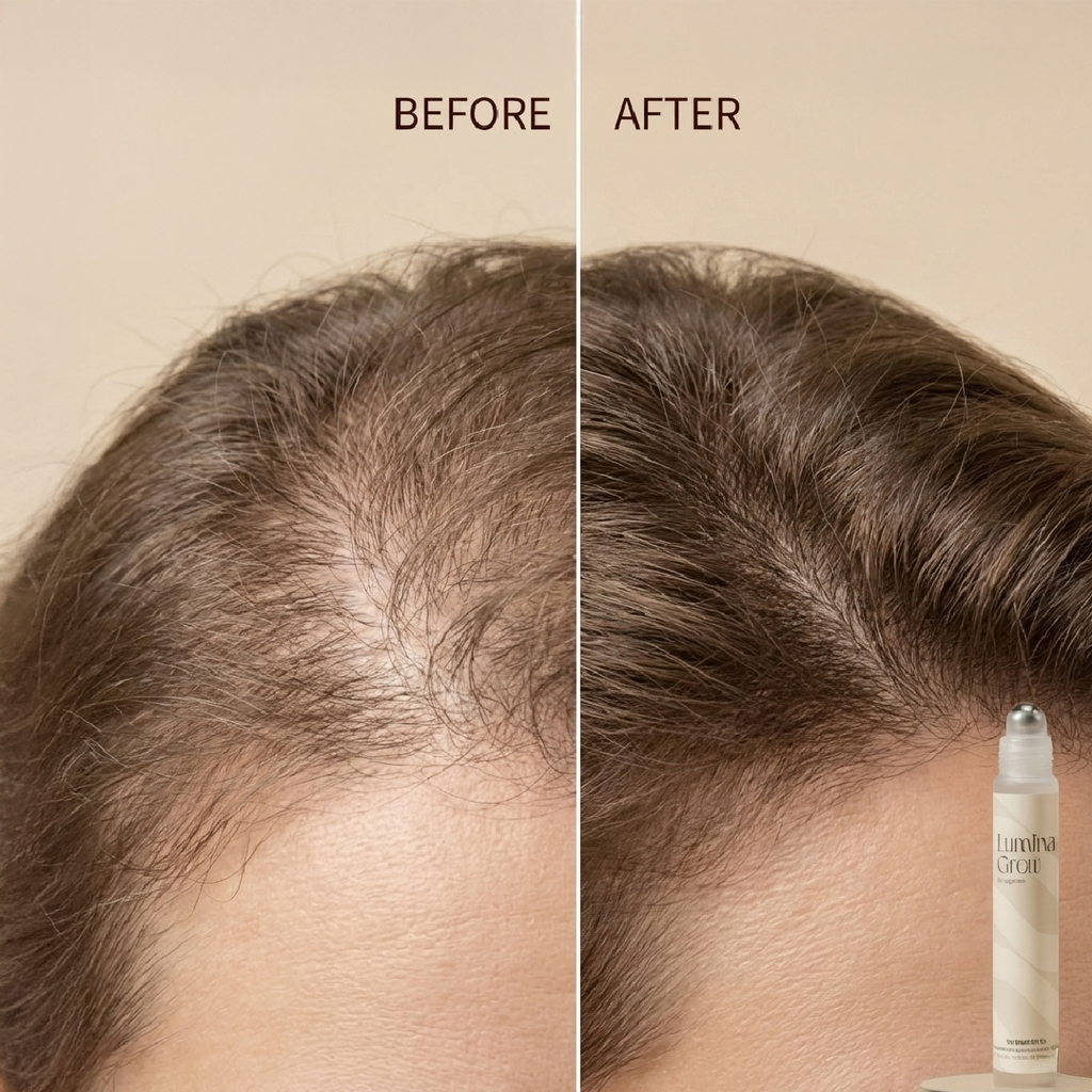 Lumina Grow Hair Growth Serum Roll-On — Micro-Channel Delivery™ System