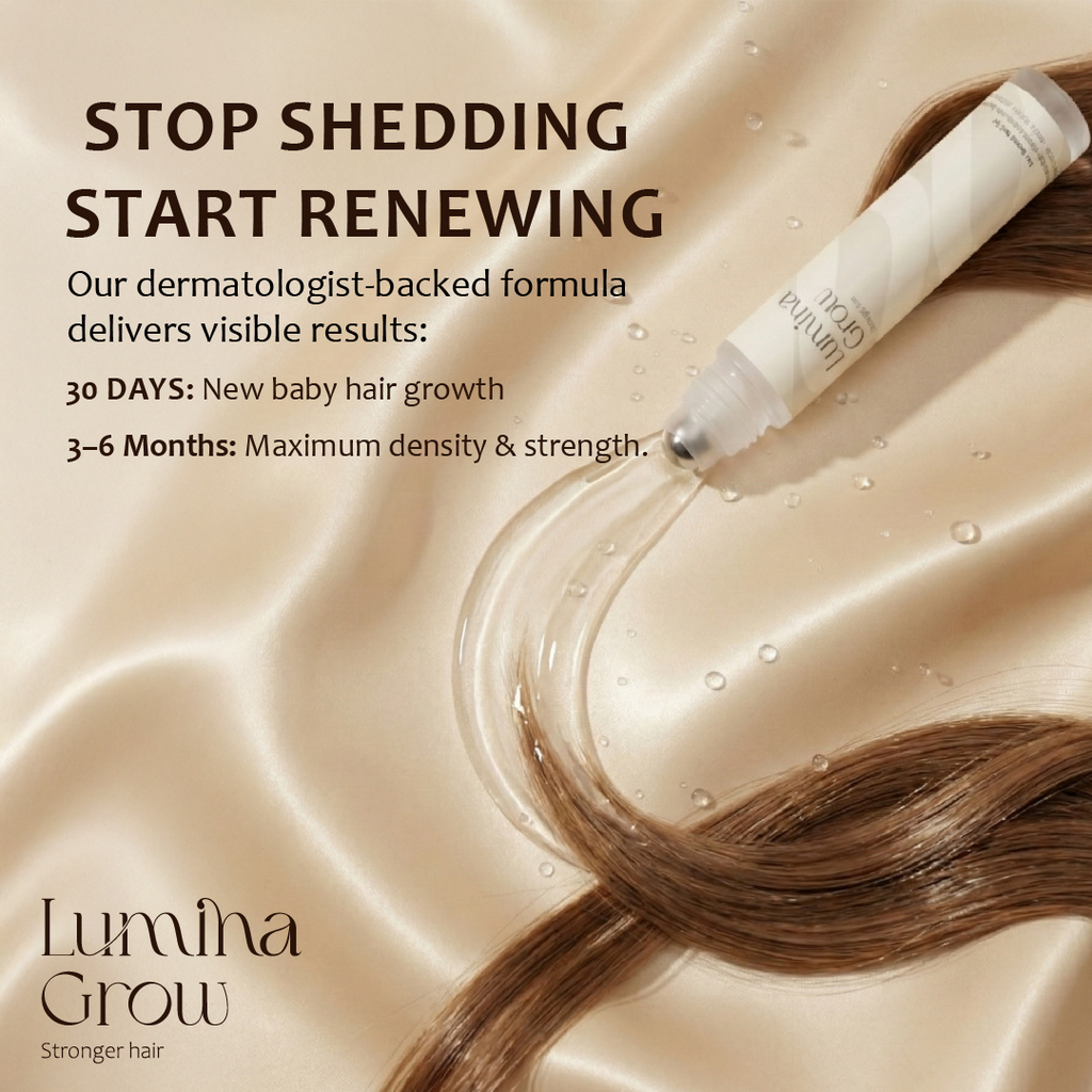 Lumina Grow Hair Growth Serum Roll-On — Micro-Channel Delivery™ System