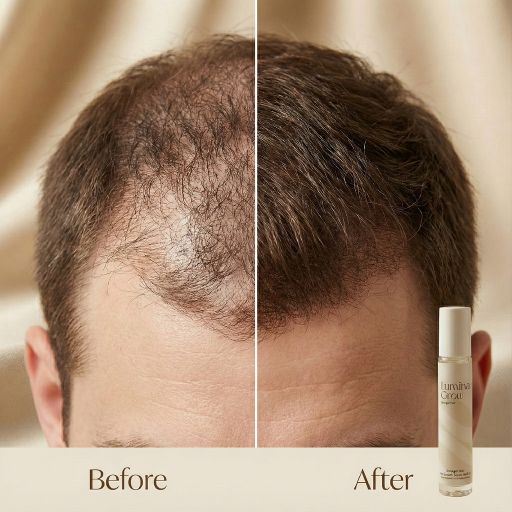 Lumina Grow Hair Growth Serum Roll-On — Micro-Channel Delivery™ System